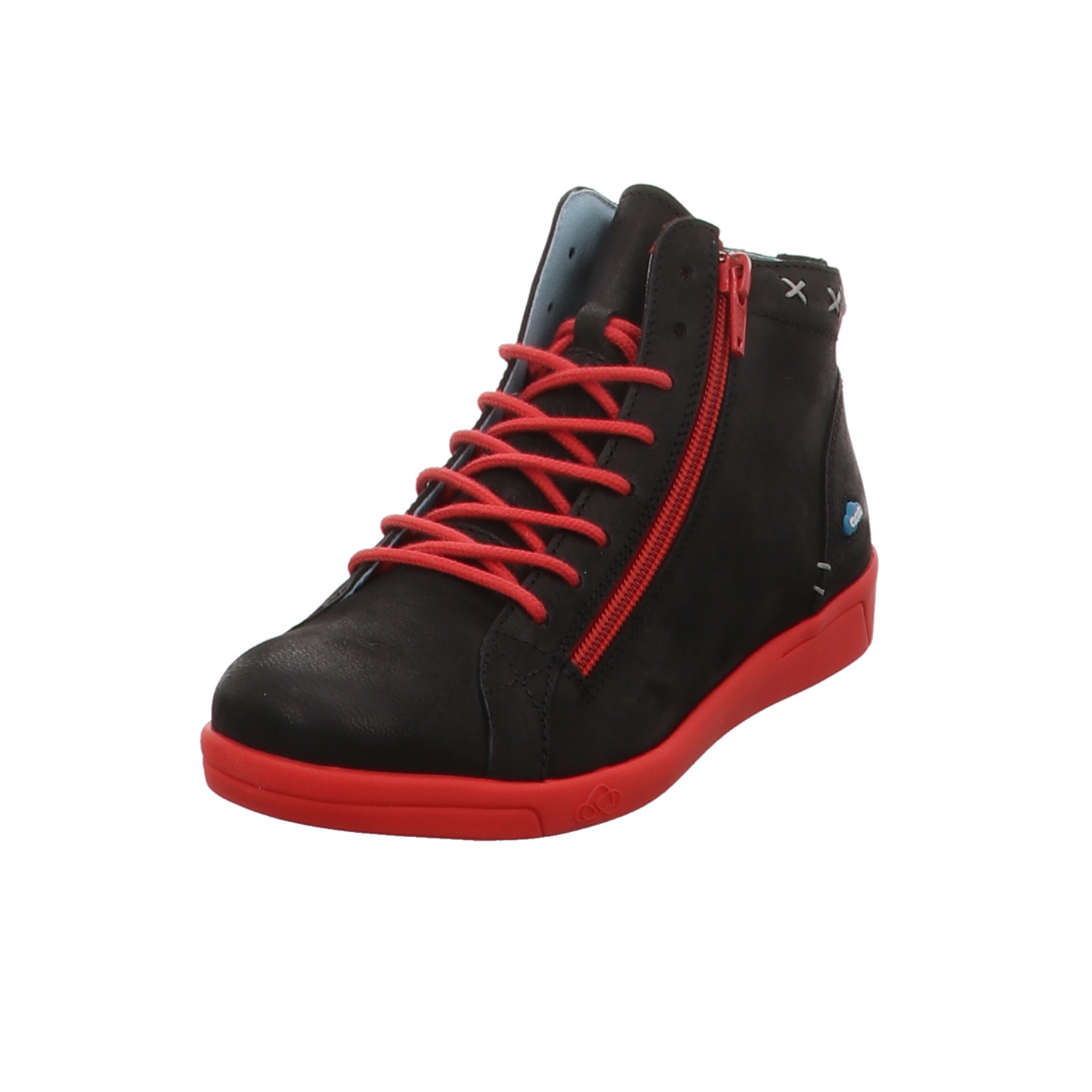 Coud Boots Aika Boot nobuck black/red